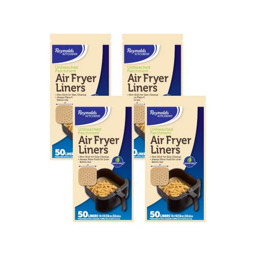 Reynolds Kitchens Air Fryer Liners, 50 Count. (Pack of 4)