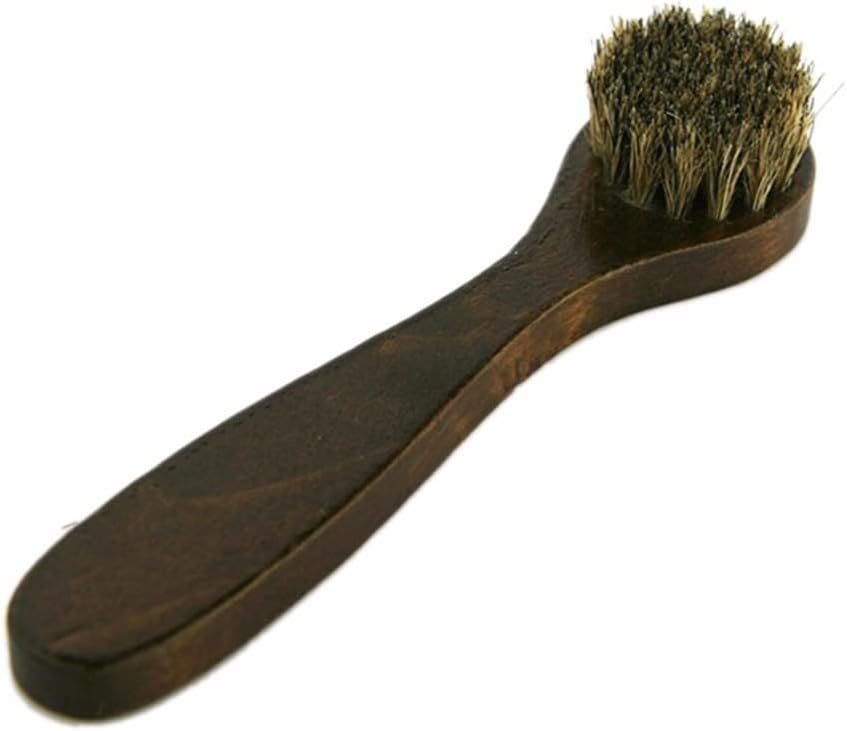 Wooden Long Handle Shoe Brush Boots Cleaner Polishing Leather Shoes Clothing Shine