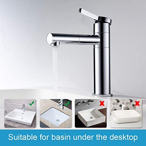 Ibergrif Luna, Miscelatore Lavabo, Rubinetto Bagno...