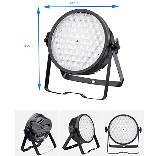 60 Leds Par Light, Yunhion Ultra High Power Rgb Stage Wash Lights Slim Led Stage Lighting Super Bright Dmx 512 For Bar, Party, Wedding, Disco, Club, Shows, Recording Studio… (1) #TOP4