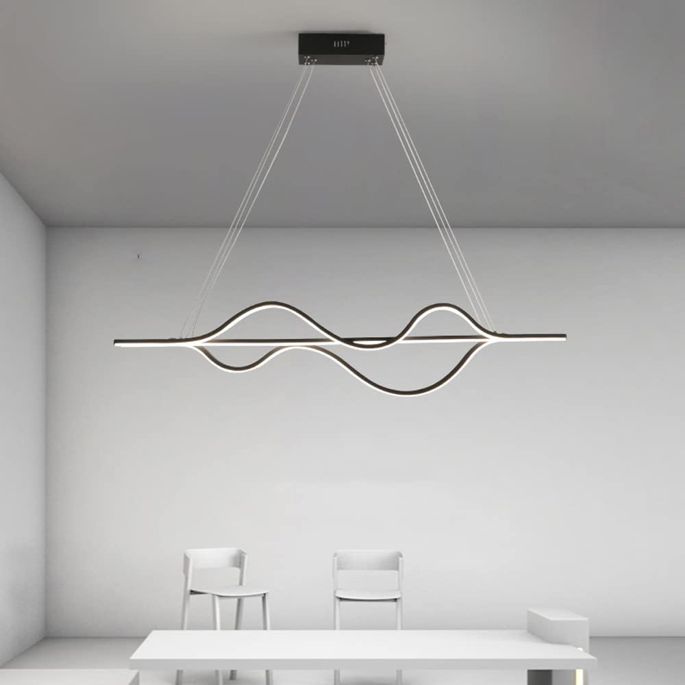 Lampe LED suspendue salon et cuisine, lustre moderne à gradation continue - 8