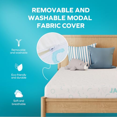 Image of MLILY JAMA 5 Inch Full Size Memory Foam Kids Mattress for Bunk Bed