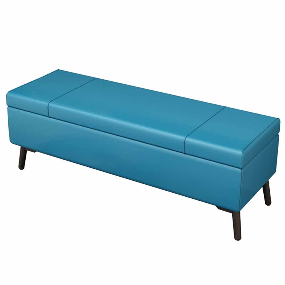Pouf de rangement pliable pour chambre et entrée gain de place maison