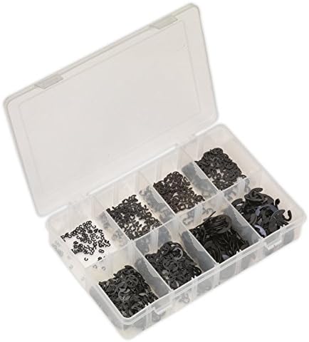 E-Clip Retainer Assortment 800pc Metric