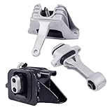 Engine Motor and Transmission Mount Kit Compatible with 2017-2020 Hyundai Elantra, 2018-2023 Kona, 2021-2022 Kia Seltos, Replaces 10029, 10136, 10033, A71210, A71100, A71206