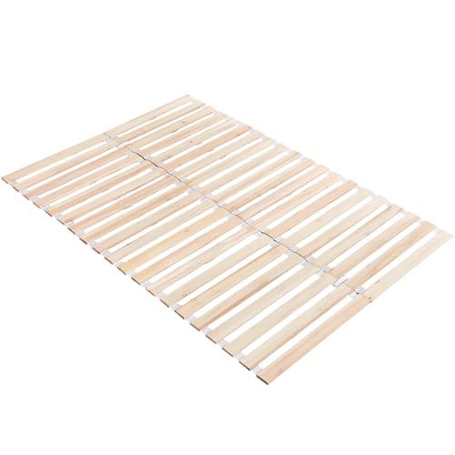 良木久印 ベッド ダブル すのこベッド ロール式 国産スギ すのこ 折りたたみ すのこマット ベッドフレーム 布団すのこ 通気 軽量 滑り止め