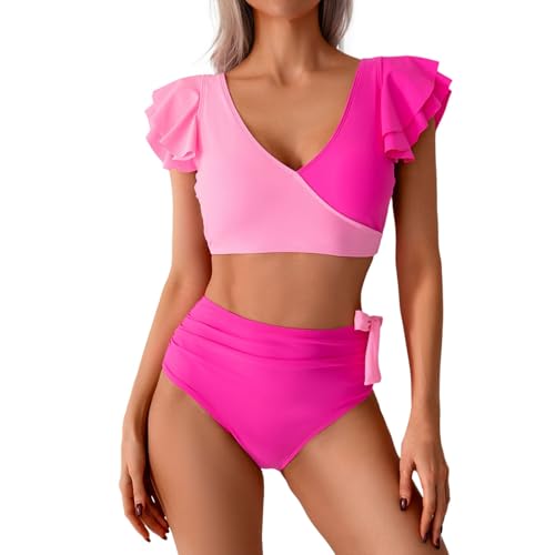 Mujeres En Traje De BañO X Bikini SeñOra Mayor Mujeres Trajes De BañO Coreanos Bikini Premama Corte Ingles Bikinis Juveniles Tallas Grandes Bikini Fruncida Vestido De BañO Dos Piezas Alto Bikini