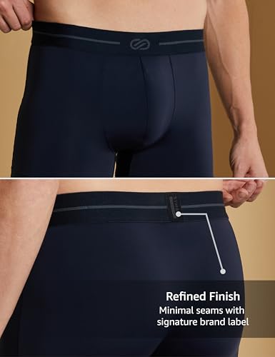 Image of Symbol Premium Men's Microfiber Blend Ultra-Soft Stretch Trunks | Underwear (Available in Combo Packs)