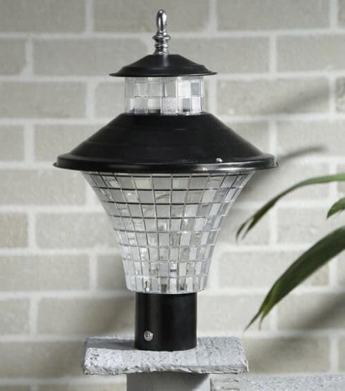 Black Outdoor Modern Waterproof Gate Light/Pillar Light for Home & Garden, Path, Street (Bulbnot Included) (Pack of 1)-image-31