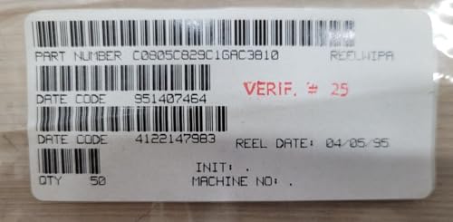 Generic (1 PC) C0805C829C1GAC KEMET