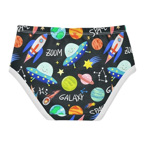 Space Rocket Ufo Toddler Girls's Underwear 2T 202c19072
