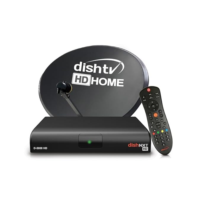 Dishtv HD Set Top Box DTH Connection with 1 Month Bangla Family Saver