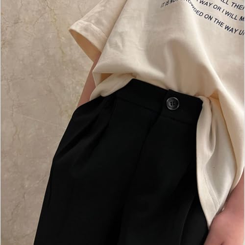 Boys Casual Pants Comfortable Elastic Waist Trousers for Everyday Active Play School Outdoor Activities4