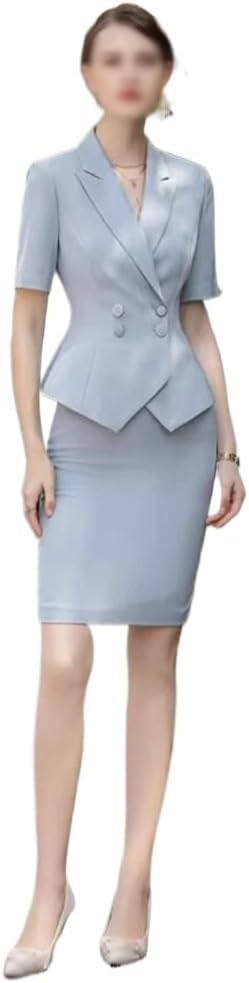 Suit Two Sets of Female Anchor Clothing Professional Temperament Hosts Formal Dress Suit