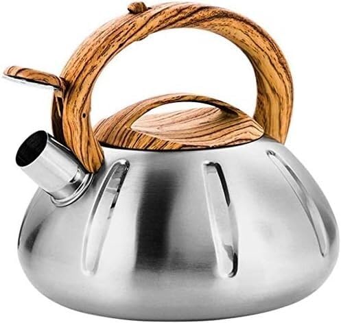 Czajnik indukcyjny ze stali nierdzewnej 3L, elektryczny, gazowy, z gwizdkiem, czajnik do herbaty, kuchenka gazowa, płyta indukcyjna, uniwersalna. (Size : 2.5l)