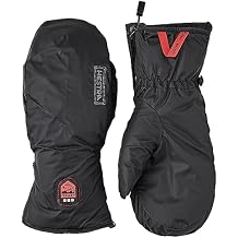 Hestra Heated Mitten Liner Rechargeable Electric Mitt Liner for Winter, Skiing, and Snowboarding