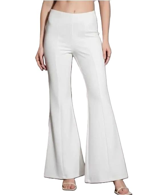 Women Girls Bell Bottom Trousers High Waist Flared SBT_Pants_ Party Casual Use Comfortable Stylish Daily-picture-14