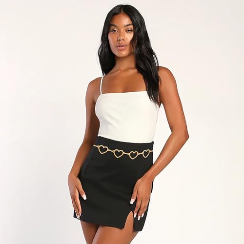 Waist Chain Belts for Women Adjustable Belly Chain Fashion Metal Link Chain for Dresses3