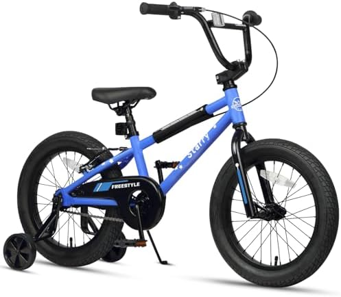 cubsala 12 14 16 18 Inch Kids Bike BMX Style Bicycle with Trainin...