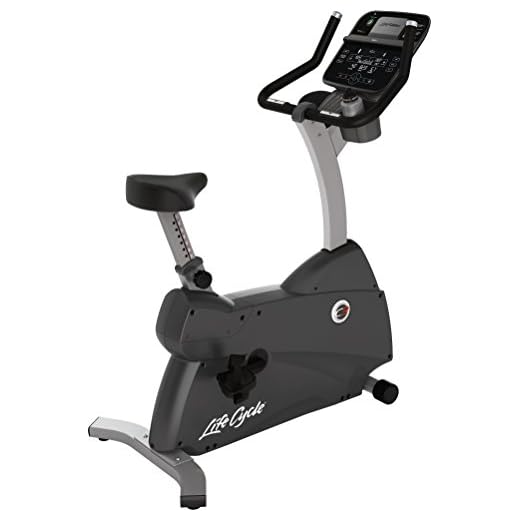 Life Fitness C3 Upright Indoor Cycling Exercise Bike with Track Connect Console
