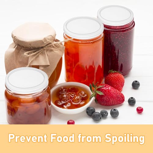 cobee 6Stück Dosendeckel 400g, Waschbar Dosendeckel Hundefutter Weiß Deckel für Dosen Kunststoffdeckel für Dosen für Aufbewahrung Lebensmittel Tierfutter Katzenfutter Hundefutt(75mm)