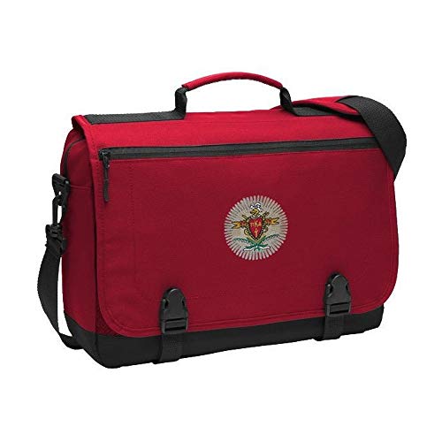Pi Kappa Alpha PIKE Emblem Briefcase Red