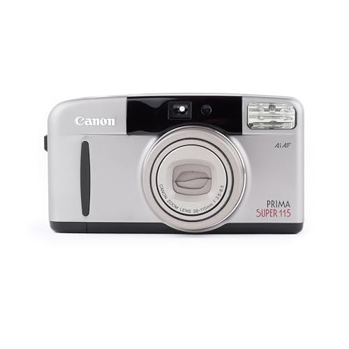 Canon Sure Shot Z115 / Prima Super 115 Point & Shoot 35mm Film Camera with 38-115mm Lens (Renewed)