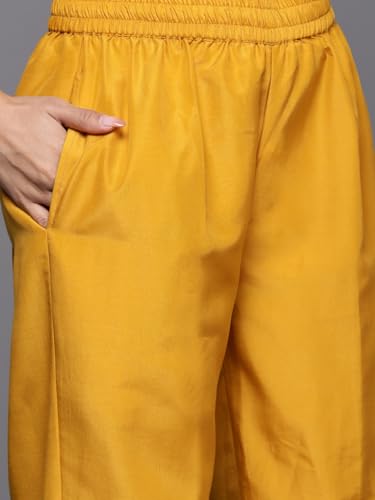 Image of Libas Printed Chiffon Straight Kurta With Trouser and Dupatta
