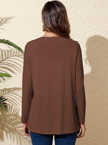 Image of Women's Lightweight Open Front Cardigans Casual Soft Drape Spring Summer Fall Cardigan S-3XL