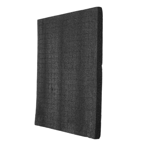 ERINGOGO Toolbox Block Cubes Inserts 33x25x2cm Foam Sheets Soft Foam Padding for Moving Black Drawer for Electronics