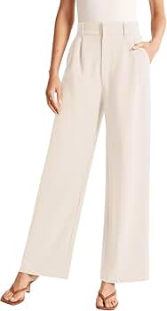 High Waisted Wide Leg Pants for Women Business Casual Dress