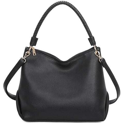 Women’s Black Vegan Leather Shoulder Bag Cover