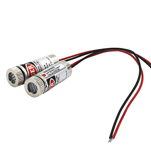 WayinTop 2pcs 650nm Laser Head Adjustable Focus Lens Laser Red Line Diode Module 3-5V with Driver Plastic Lens for Sight Positioning Sighting Telescope - Thumbnail 4