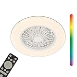 Contrôle indépendant lumière / ventilation : Ce lustre chambre permet de régler séparément l’éclairage et la ventilation grâce à une télécommande, pour un confort et une flexibilité au quotidien