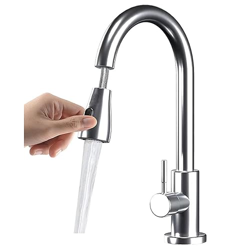 Bibykivn Grifo Cocina Extraible Giro De 360 , Mezclador De Fregadero Acero Inoxidable Grifos Cocina Fregadero Con 2 Modos, Fregadero Cocina Ahorro De Energía Para Agua Caliente Y Fría Plata Bibykivn Grifo Cocina Extraible Giro De 360 , Mezclador De Fregadero Acero Inoxidable Grifos Cocina Fregadero Con 2 Modos, Fregadero Cocina Ahorro De Energía Para Agua Caliente Y Fría Plata