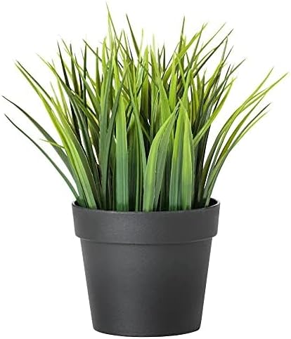 Artificial Plant with Plastic Pot (Green, 3 Piece)