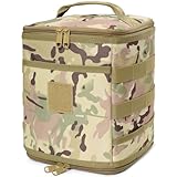 DancJulieガス缶収納 キャンプ·ピクニック·釣り·アウトドア キャンプ用品 キャンプ収納ボックス 食器 収納ケース ソフトコンテナバッグ キャンプ ギアケース (CP) [並行輸入品]