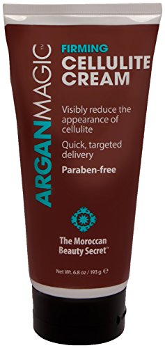 ARGAN MAGIC Firming Cellulite Cream - Visibly Reduces the Appearance of Cellulite | Enriched with Cinnamon and Caffeine | Improves Skin Firmness | Made in USA | Paraben Free (6.8 Ounce/193 Gram)