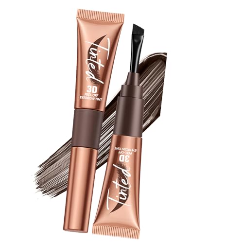 Gel Para Cejas De Larga Duración Resistente Agua Tecnología Pelable 3 Tonos Naturales Aplicación Secado Rápido Tinte Tinte Aspecto Natural