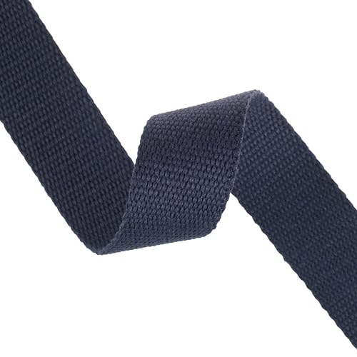 Shelver Heavy Duty Cotton Webbing Strap, 1 or 1.5 Inches and Colours, 5m (Navy, 38mm), 38mm / 5 Metres - Image 3