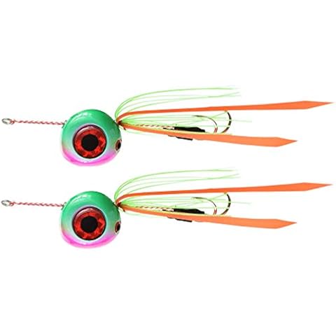 Last Cast Tackle 2-4oz / 60-120g Kabura Jigs - 2 Pack - 2 Sizes to Choose from (60g / 2oz) Cover