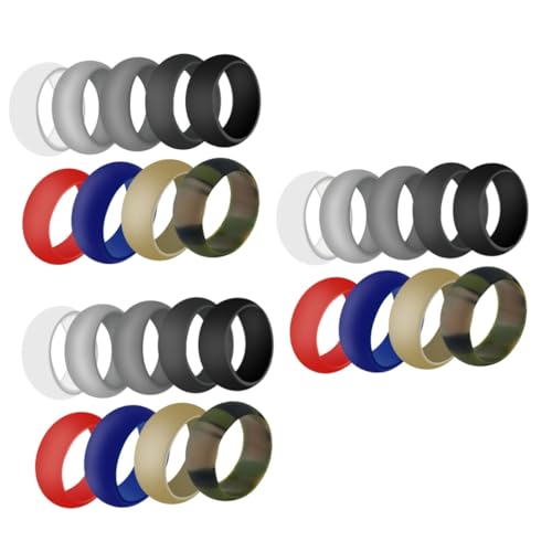 Bagues de mariage femme anneaux de sport silicone souples lifkome