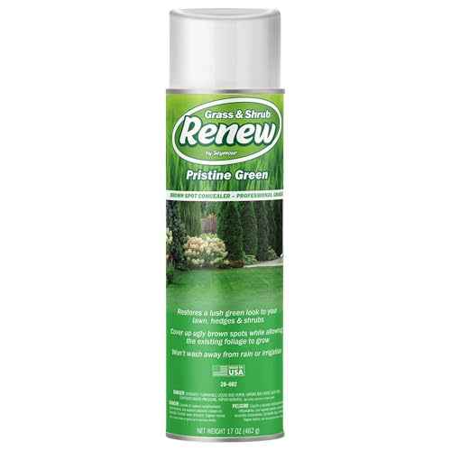 20-602 Grass and Shrub Renew Pristine Green Professional-Grade Brown Spot Concealer Easy Point and Spray Application (17 oz). (Pack of 1)