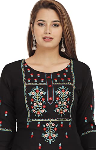 Image of Chahit Women's Rayon Straight Kurta