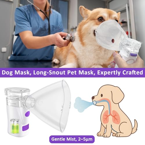 Image of Dogs Mist Care Device for Breathing Problems