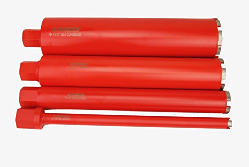 1"-4" Core Bit Set- Diamond WET Coring Bit - Concrete Core Drill by BLUEROCK Tools - Thumbnail 3