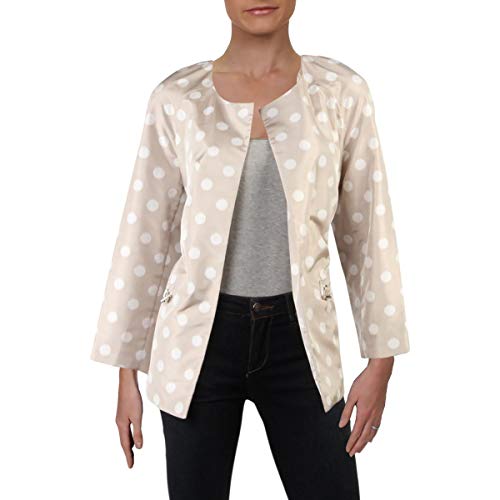 Veste col ouvert à pois Anne Klein pour femme style chic
