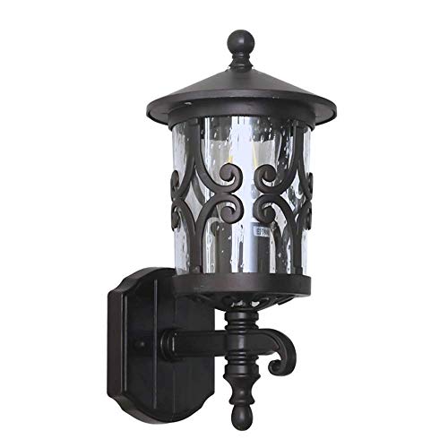 Lampe murale étanche style rétro pour décoration extérieure de maison