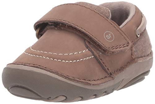 Stride Rite Boys' Soft Motion Wally Athletic Sneaker, Brown, 3 M US-Infant