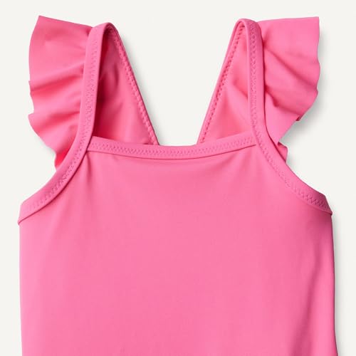 Image of Amazon Essentials Baby Girls' Ruffle One-Piece Swimsuit